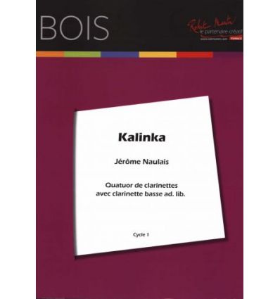 Kalinka for 4 or 5 clarinets (4 Bb clarinets, bass...