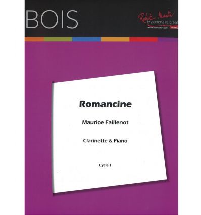 Romancine (CMF 2001 : déb.2) clarinette et piano P...