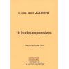 10 études faciles (clarinette) ed. Fertile plaine ...