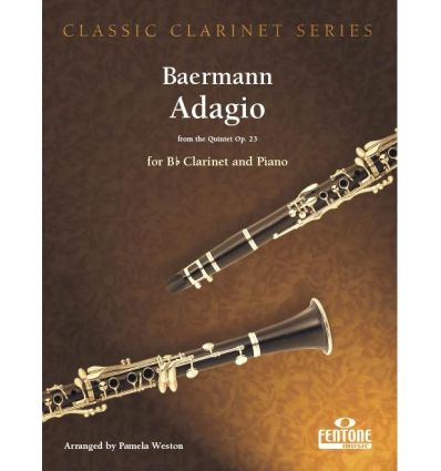 Adagio from the quintet op.23 (Arr. Cl & piano) ed...