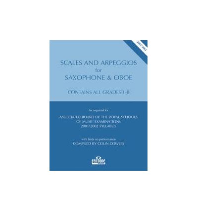 Scales & arpeggios for sax (Grades 1-8, 1996-97 sy...