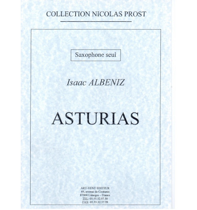 Asturias (sax sop solo) PP