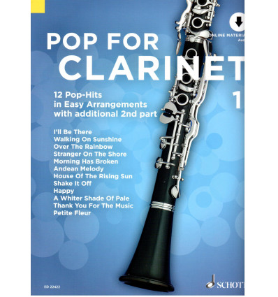 Pop for clarinet (1 ou 2 clar+CD) 12 Hits: Procol ...