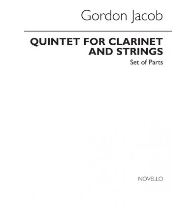 Quintet for cl & strings : parts (Printed on order...