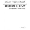 Concerto in b flat for chalumeau or clarinet (& pi...
