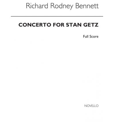 Concerto for Stan Getz (Score)