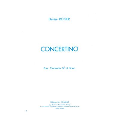Concertino (Red. Cl & piano) (Moyen 2)