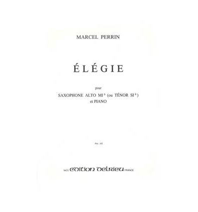 Elégie (Sax alto/ténor & piano), publ. 1950
