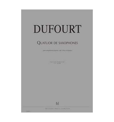 Quatuor (4 sax SATB) partition & parties (score seul : 1SA5214)