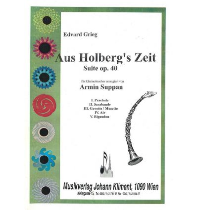 Aus Holberg's Zeit (Clarinet Choir) Suite in 5 mov...