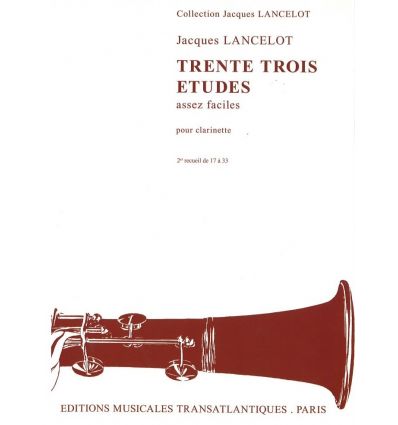 33 Etudes vol.2 (clarinette) ed. Transatlantiques ...