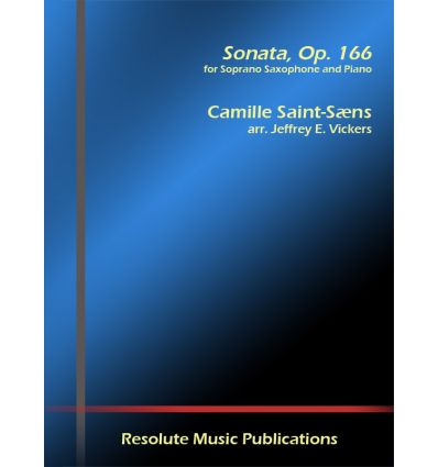 Sonata op.166, arr. saxophone soprano et piano (or...