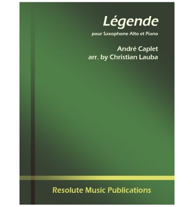 Légende (réd. saxophone and piano) New 2013 editio...