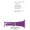 Variations cl & petit orch (réd. cl & piano, ed. T...