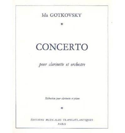 Concerto (red. Cl & piano) ed. Transatlantiques FF...